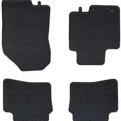 vidaXL Autobodemmat 4 pcs Zwart geschikt voor Hyundai i20 2020- Rubber