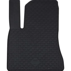 vidaXL Autobodemmat 4 pcs Zwart Rubber