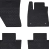 vidaXL Autobodemmat 4 pcs Zwart Geschikt voor Renault MEGANE 2016-