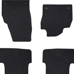vidaXL Autobodemmat 4 pcs Zwart geschikt voor VW POLO 2021- Rubber