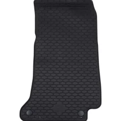 vidaXL Autobodemmat 4 pcs Zwart Rubber
