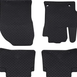 vidaXL Autobodemmat 4 pcs Zwart geschikt voor Toyota COROLLA 2019-