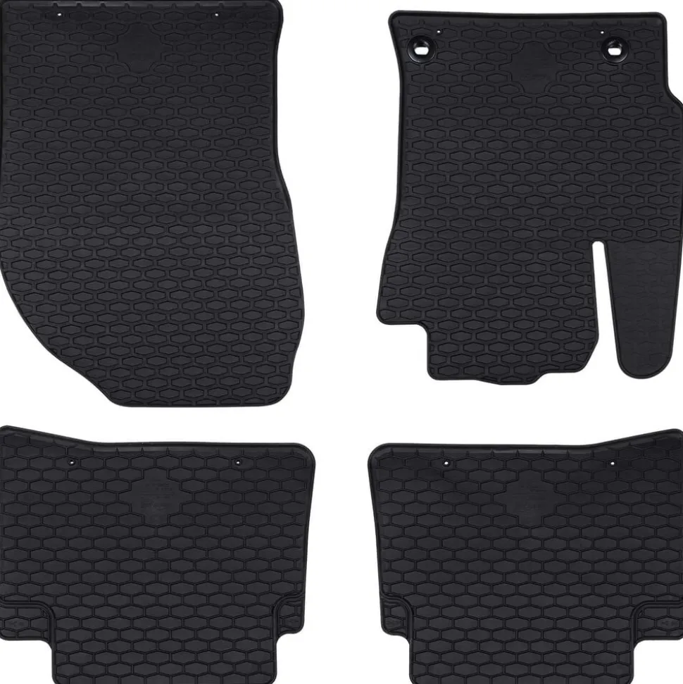 vidaXL Autobodemmat 4 pcs Zwart geschikt voor Toyota COROLLA 2019-