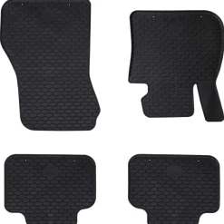 vidaXL Autobodemmat 4 pcs Zwart geschikt voor BMW 1er 2017- Rubber