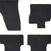 vidaXL Autobodemmat 4 pcs Zwart geschikt voor T-ROC Cabrio 2019-