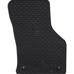 vidaXL Autobodemmat 4 pcs Zwart Rubber