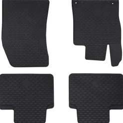 vidaXL Autobodemmat 4 pcs Zwart geschikt voor 308 SW 2021- Rubber