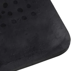 vidaXL Autobodemmat Zwart Rubber