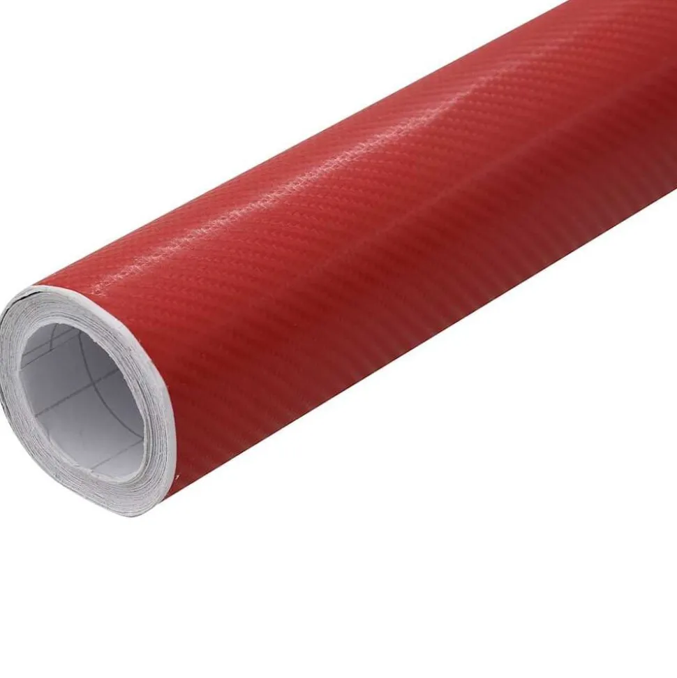 vidaXL Autofolie 4D 100x150 cm rood