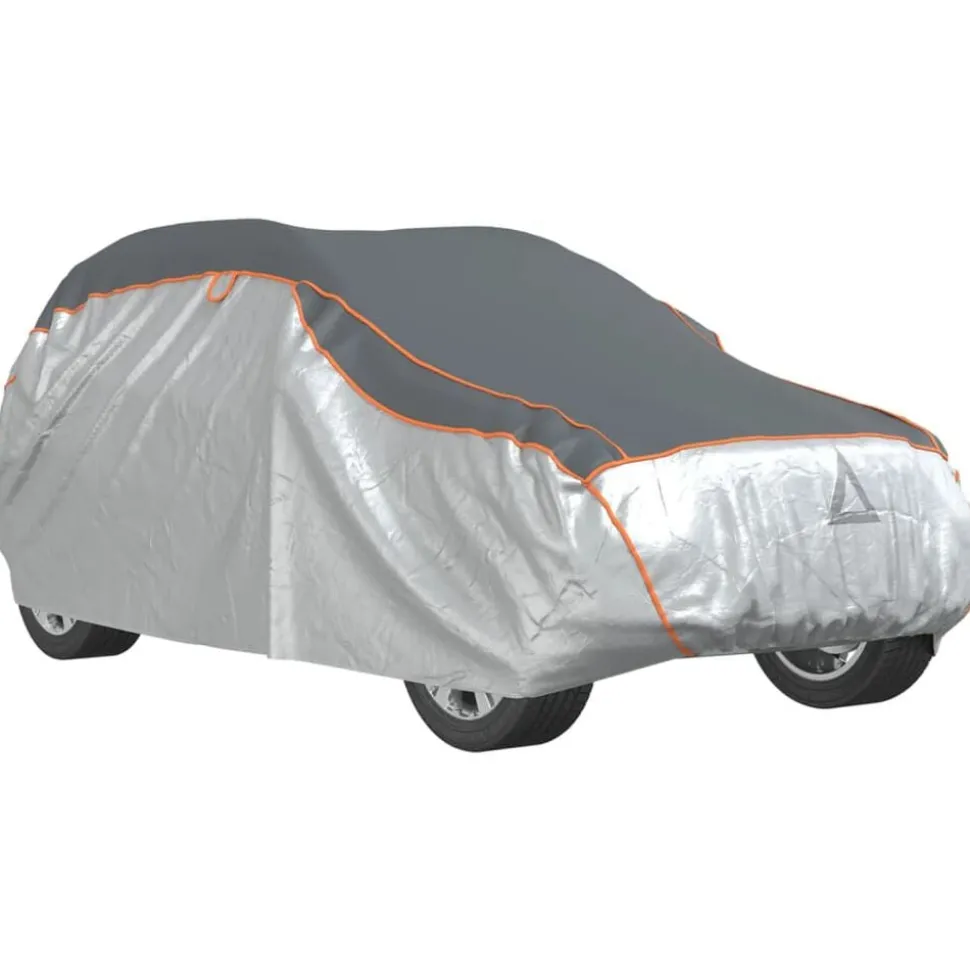 vidaXL Autohoes voor SUV hagelbescherming M zilverkleurig en grijs
