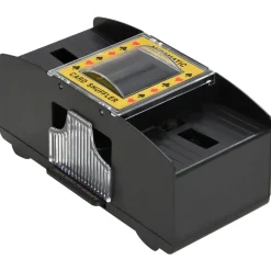 vidaXL Automatische kaartenschudder zwart 2 deks