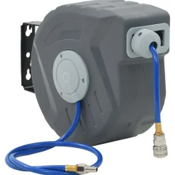vidaXL Automatische luchthaspel 1/4" 12 m