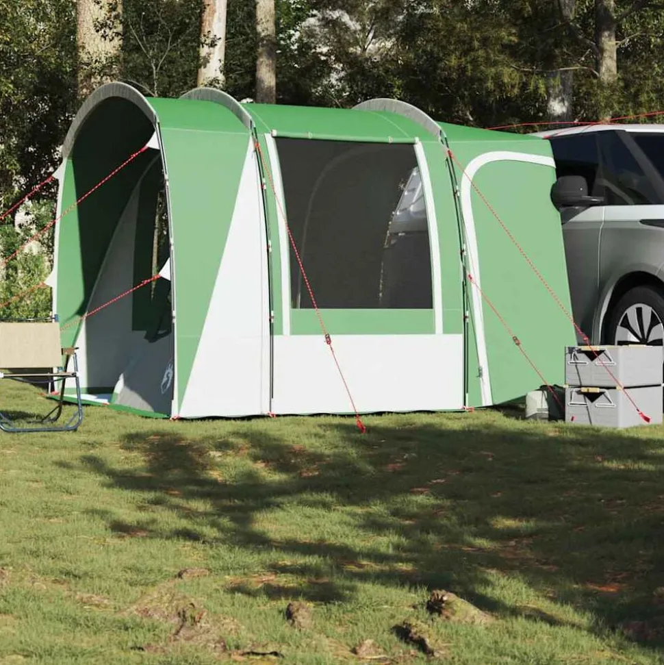 vidaXL Autotent 4-persoons waterdicht groen