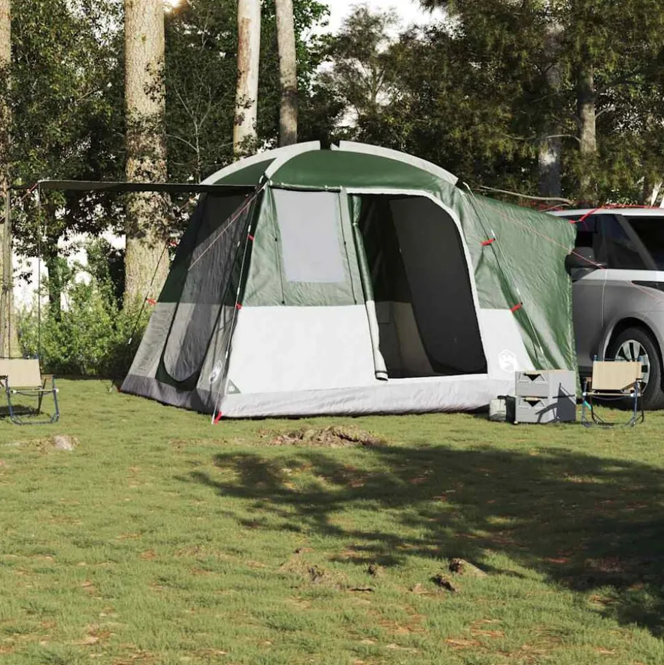vidaXL Autotent 4-persoons waterdicht groen