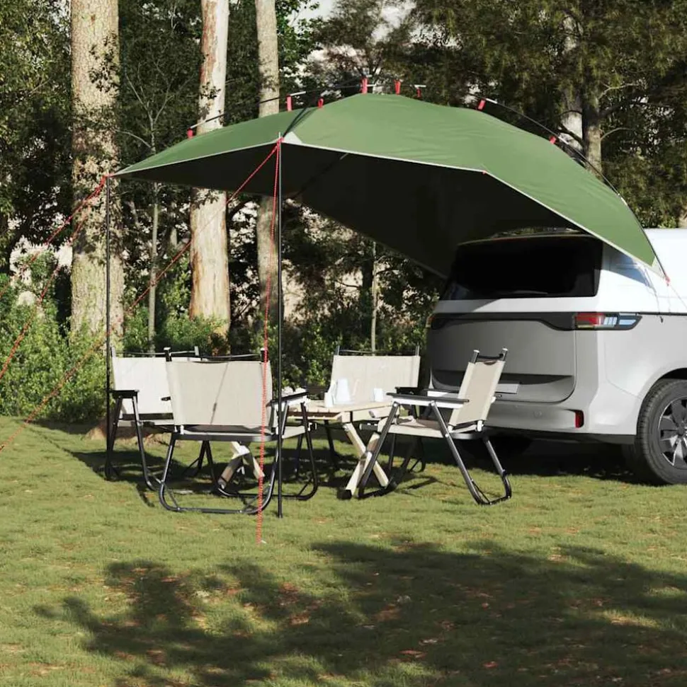 vidaXL Autotent waterdicht groen