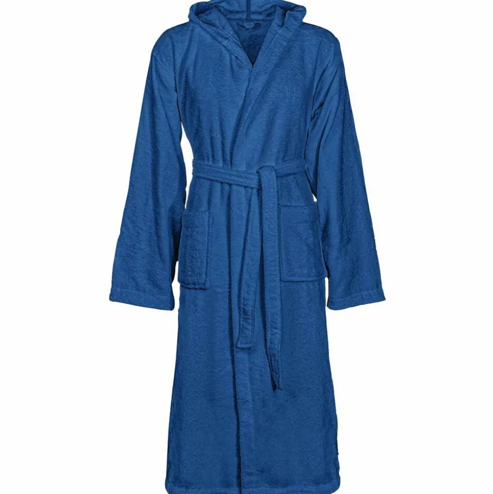 vidaXL Badjas KINN Blauw S Katoen