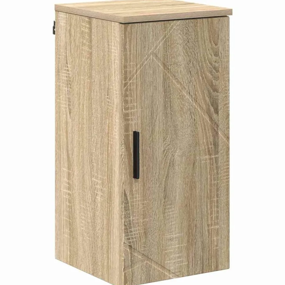 vidaXL Badkamer Kast Wandgemonteerd Sonoma Eiken 30 x 31,5 x 61 cm