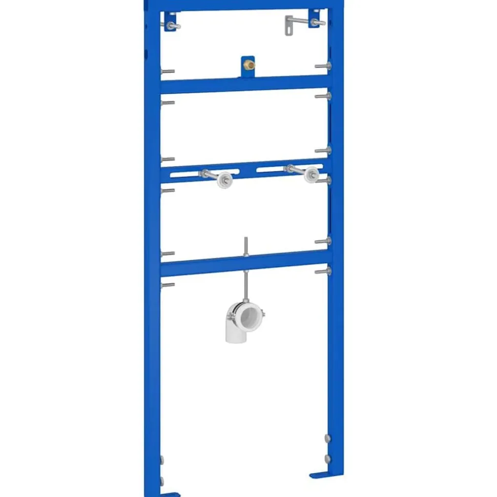vidaXL Badkamer muursteun Blauw 50 x 3 x 112 cm