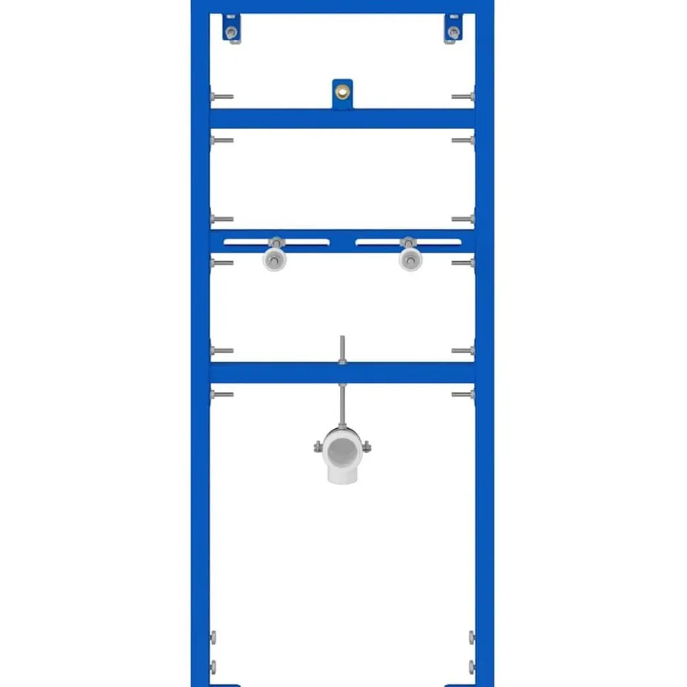 vidaXL Badkamer muursteun Blauw 50 x 3 x 112 cm