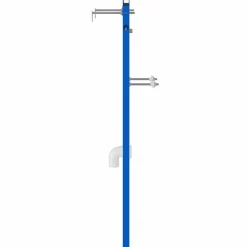 vidaXL Badkamer muursteun Blauw 50 x 3 x 112 cm