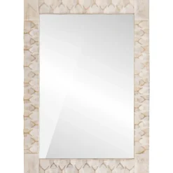 vidaXL Badkamer Spiegel Witte Was Afwerking 50 x 70 x 2,5 cm