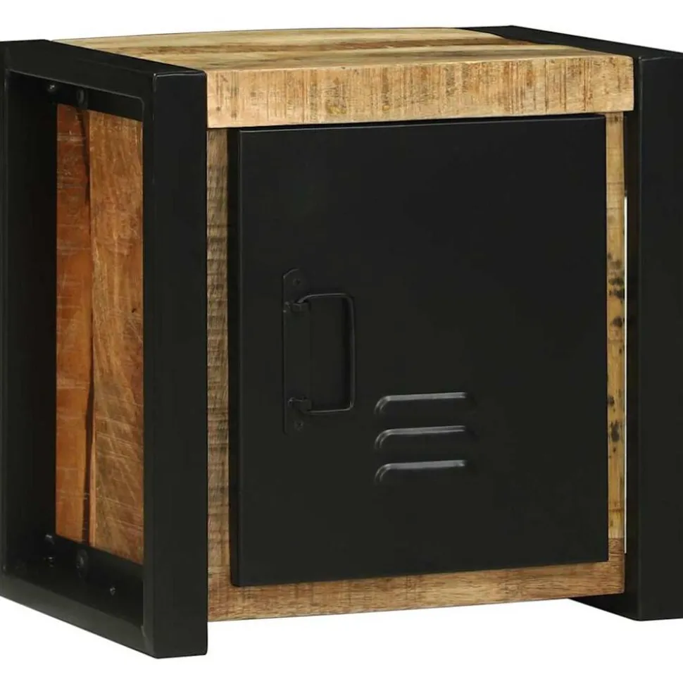 vidaXL Badkamerkast met plank Bruin 40 x 30 x 40 cm Massief Mango Hout