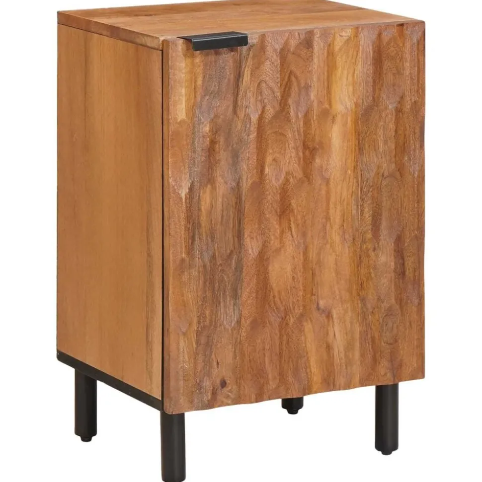 vidaXL Badkamerkast met plank Bruin 38 x 33 x 58 cm Massief Mango Hout