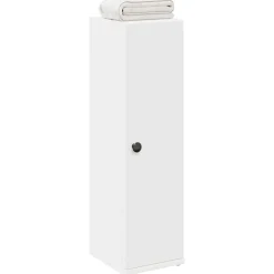 vidaXL Badkamerkast met rolhouder 20,5x22x72 cm wit