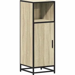 vidaXL Badkamerkast Sonoma Eiken 35x37,5x100 cm Bewerkt Hout