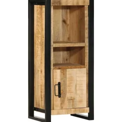 vidaXL Badkamerkast 40x30x90 cm massief ruw mangohout