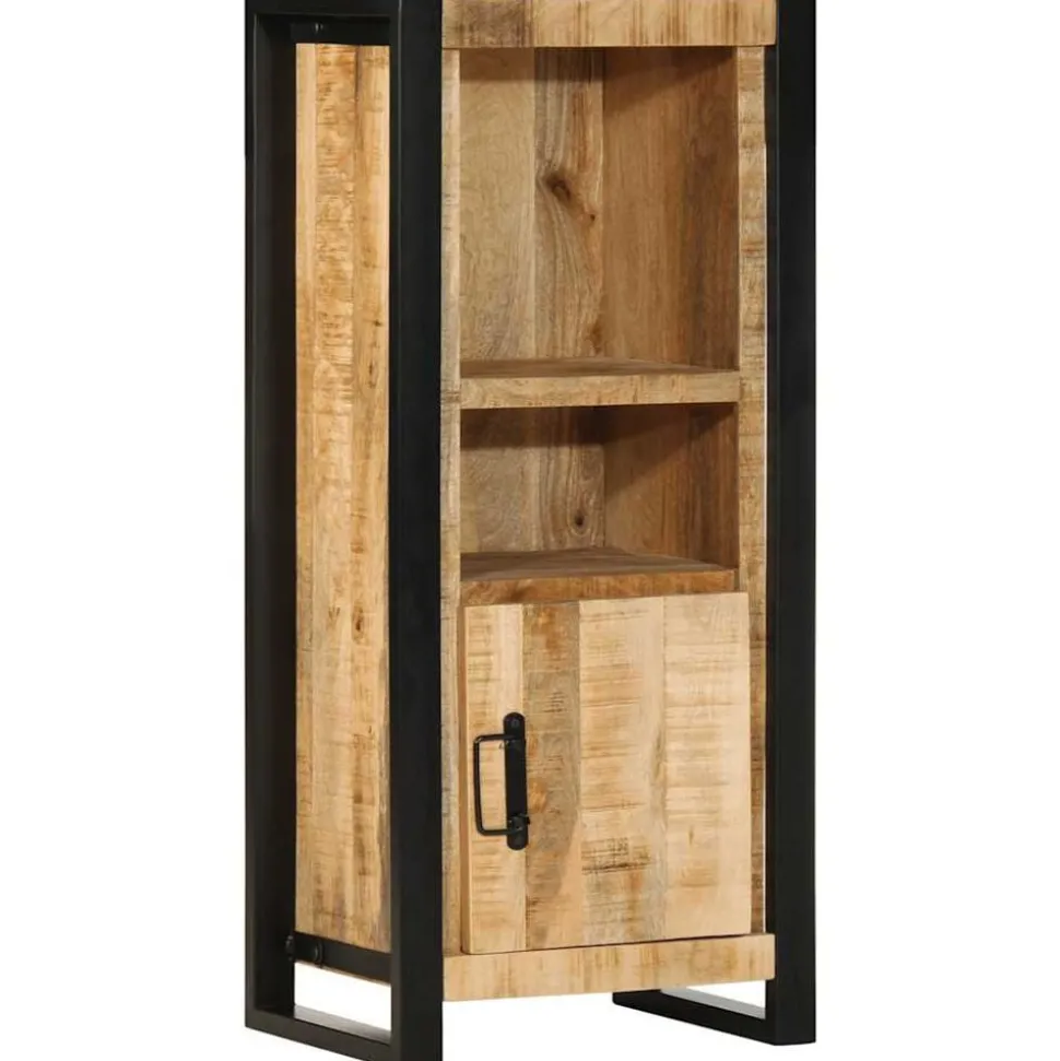 vidaXL Badkamerkast 40x30x90 cm massief ruw mangohout