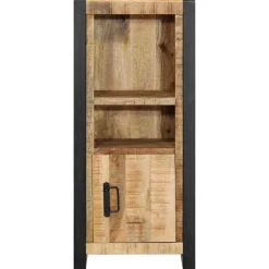 vidaXL Badkamerkast 40x30x90 cm massief ruw mangohout