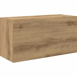 vidaXL Badkamerwandkast 60x25x30 cm bewerkt hout artisanaal eikenkleur