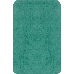 vidaXL Badmattenset stof turquoise 2-delig