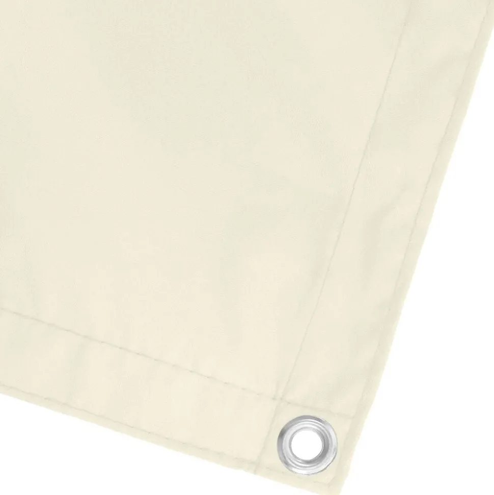 vidaXL Balkon Scherm Crème 100 x 500 cm Oxford Stof