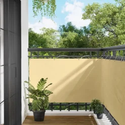 vidaXL Balkon Scherm PU gecoat oxford alu
