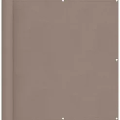 vidaXL Balkon Scherm Taupe 110 x 700 cm Oxford Stof