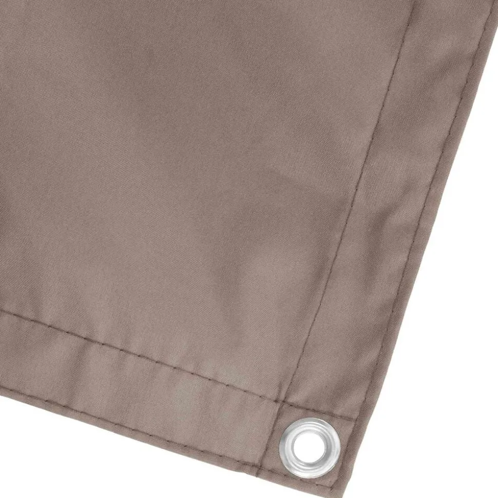 vidaXL Balkon Scherm Taupe 100 x 400 cm Oxford Stof