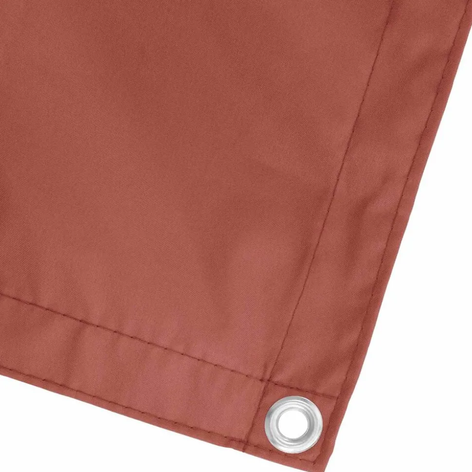 vidaXL Balkon Scherm Terracotta 110 x 1000 cm Oxford Stof