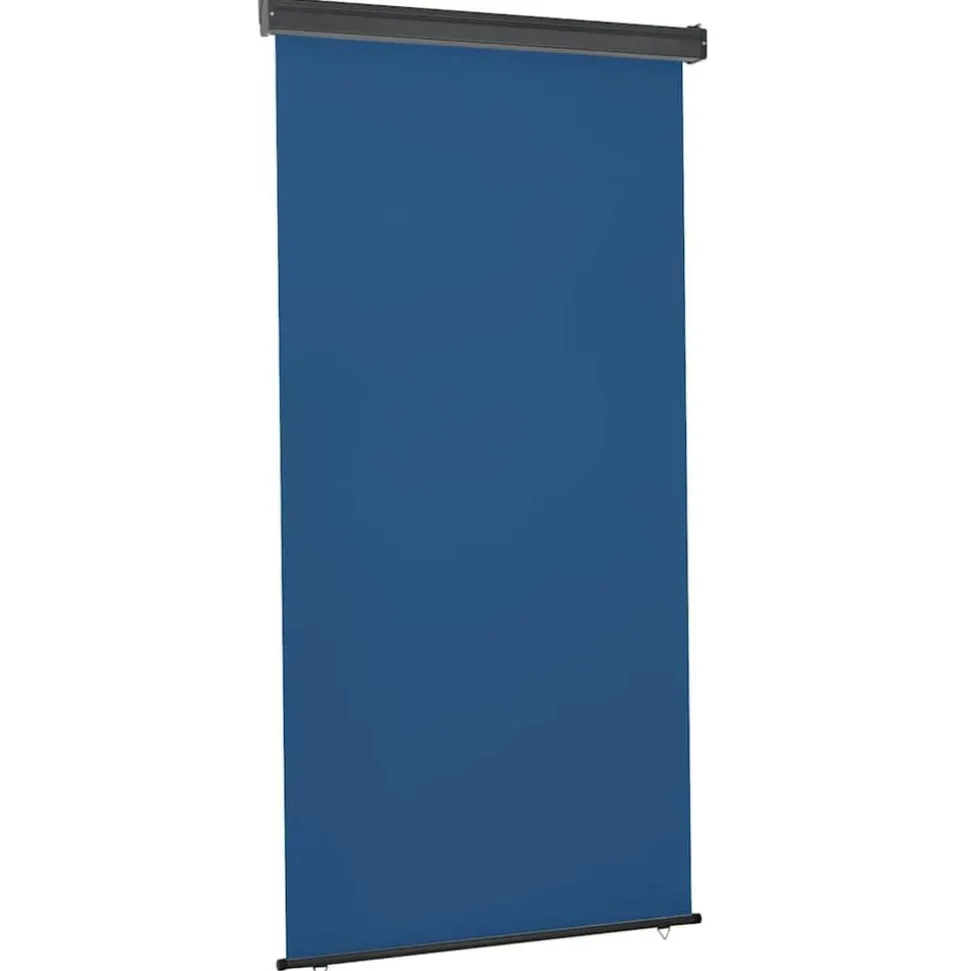 vidaXL Balkonscherm 125x250 cm blauw