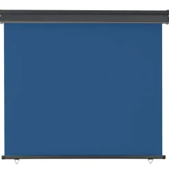 vidaXL Balkonscherm 125x250 cm blauw