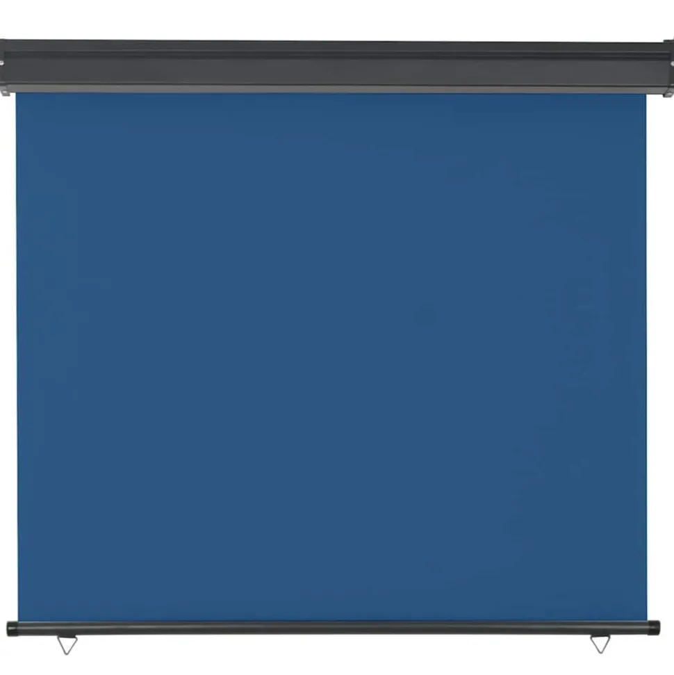 vidaXL Balkonscherm 125x250 cm blauw