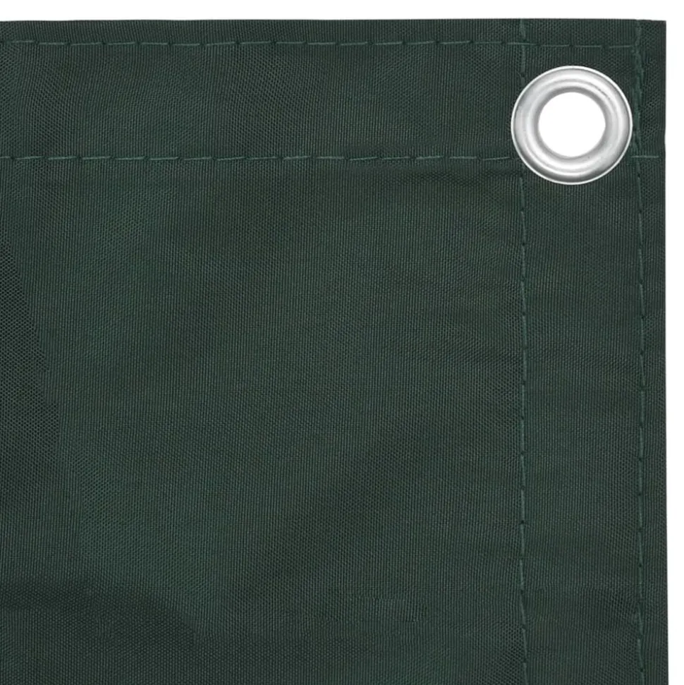 vidaXL Balkonscherm 75x300 cm oxford stof donkergroen