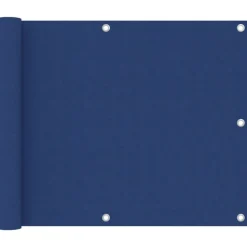 vidaXL Balkonscherm 75x300 cm oxford stof blauw