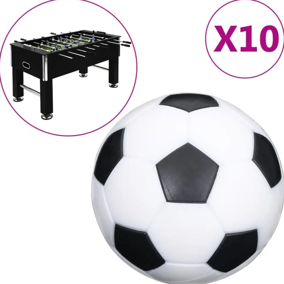 vidaXL Ballen voor voetbaltafel 10 st 32 mm ABS