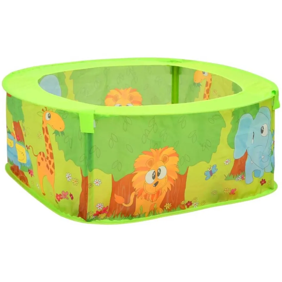 vidaXL Ballenbak voor kinderen met 300 ballen 75x75x32 cm