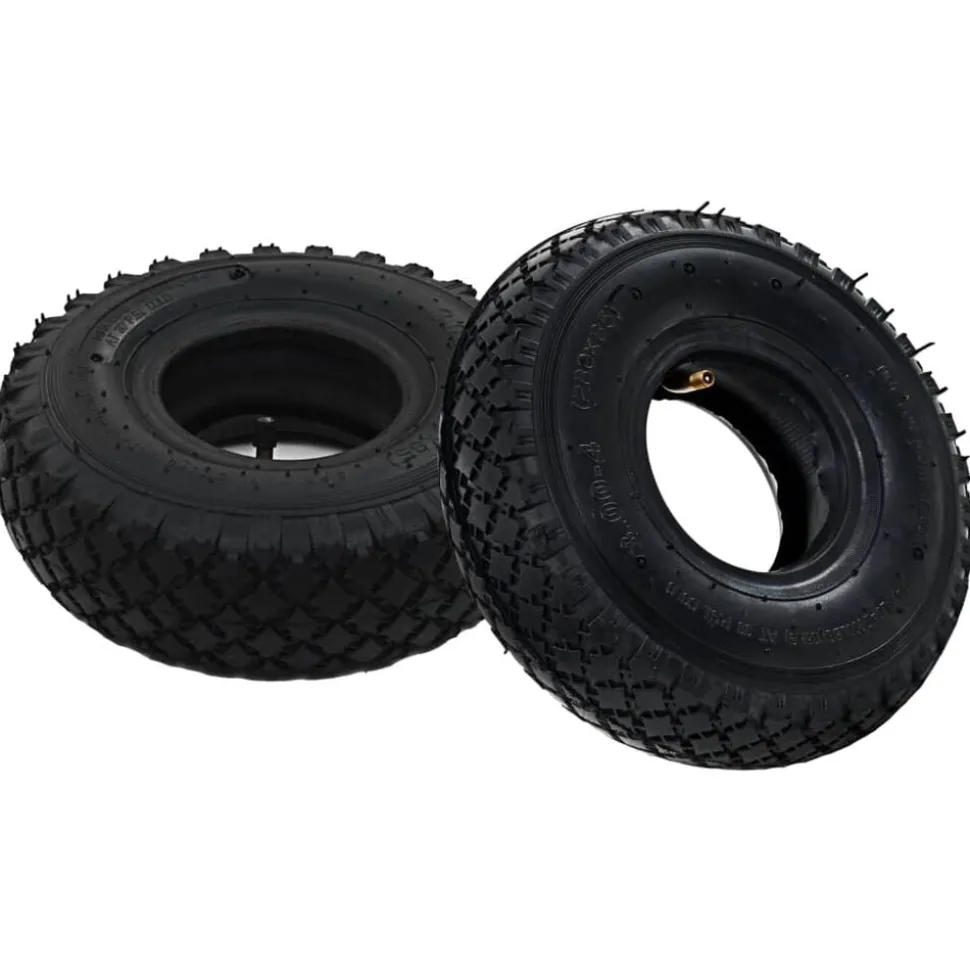 vidaXL Banden/binnenbanden voor steekwagens 3,00-4 260x85 rubber 2 st