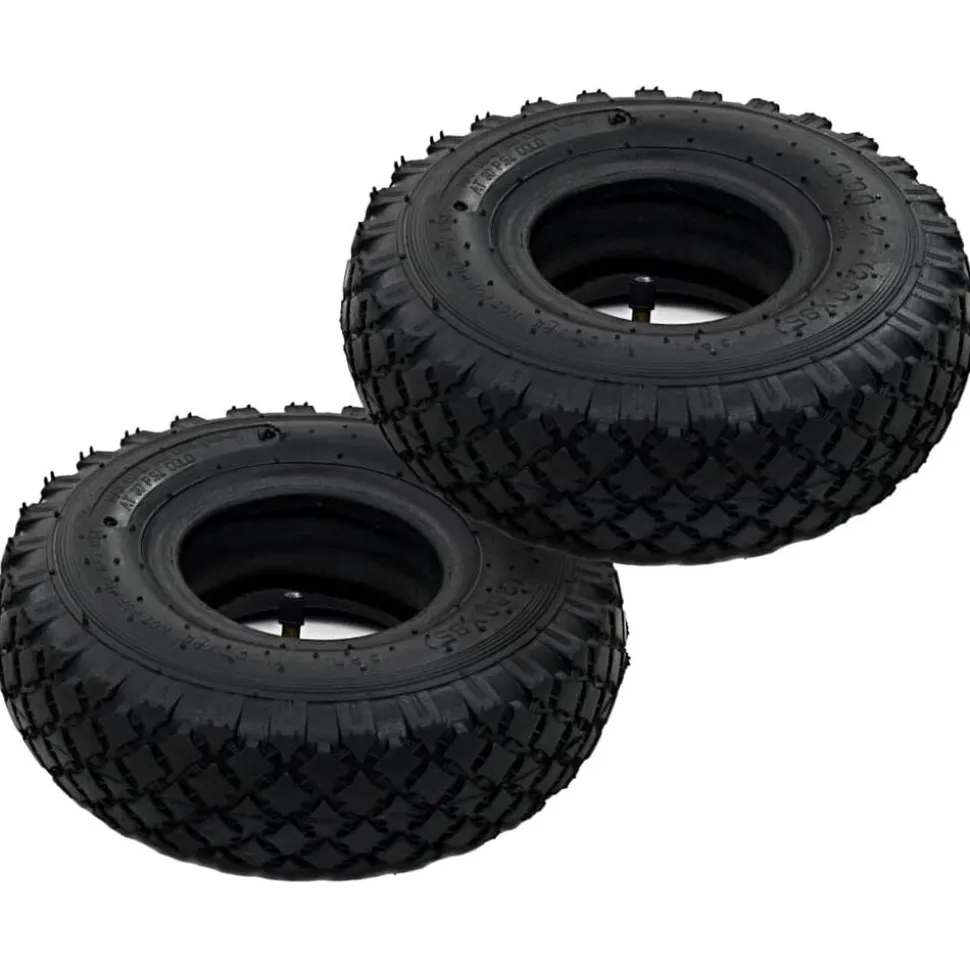 vidaXL Banden/binnenbanden voor steekwagens 3,00-4 260x85 rubber 2 st
