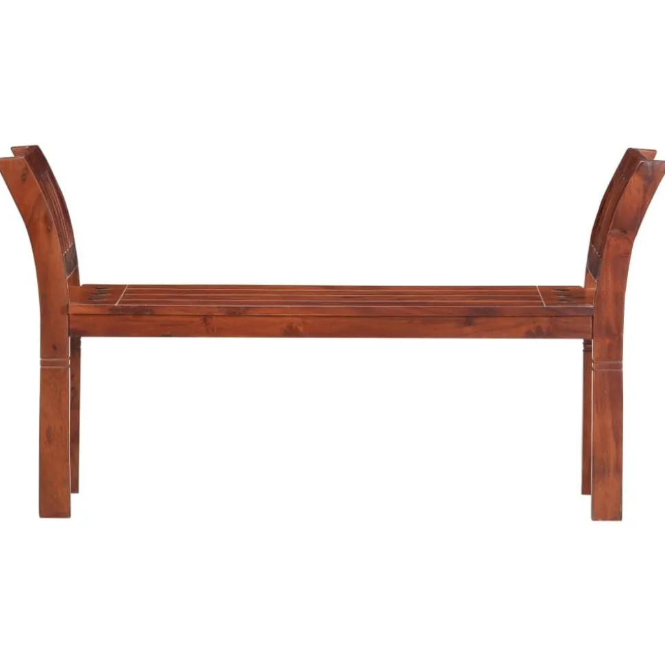 vidaXL Bank 111 cm massief acaciahout