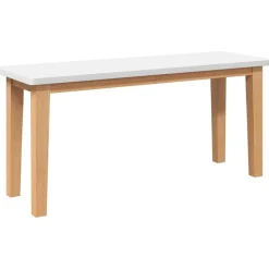 vidaXL Bank 90 cm massief hout rubber